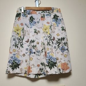 Vintage Lucia linen blend shorts sz 12